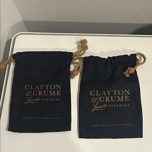 Clayton & Crume Drawstring Cloth Pouches